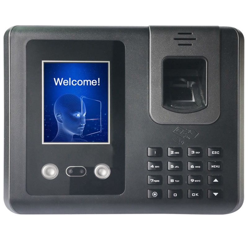 Access Control F662 Biometric Palm and Fingerprint Facial Recognition Attendance Machine